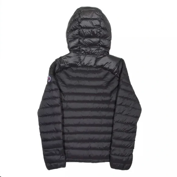 Abercrombie Men's Black Hooded Puffer Jacket - Picture 4 of 6